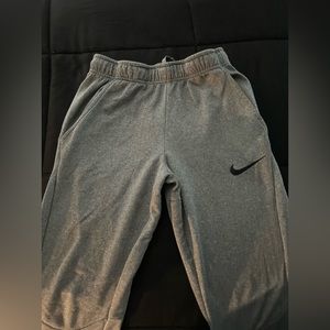 Boys Grey Nike Sweatpants